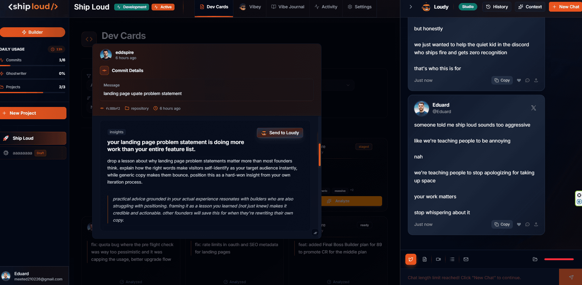 Ship Loud Platform Overview